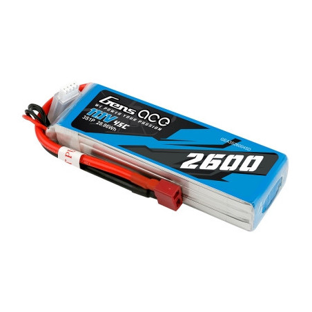 Gens Ace 2600Mah 11.1v 3S 45C LIPO Battery
