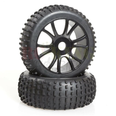 HSP Off-Road 1/8 Planet Buggy Tyres & Rims (HSP-85746)