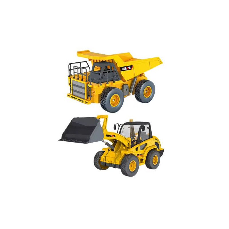 Huina Dump Truck & Bulldozer Forklift 1/24 9CH (RTR) (1515)
