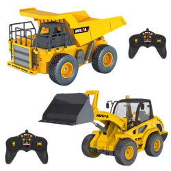 Huina Dump Truck & Bulldozer Forklift 1/24 9CH (RTR) (1515)