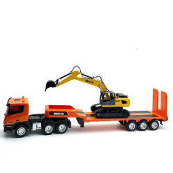 Huina Trailer Truck Tractor Excavator 9ch 1/18 (RTR)