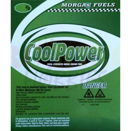 Morgans Cool Power Plane fuel Green 5% (2L)