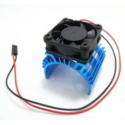 Aluminium Heatsink with Cooling Fan On Top for all 550 and 540 motors