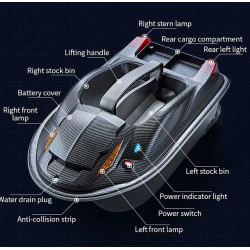 HONGXUNJIE HJ817 GPS Fishing Cruise Control RC Bait Boat