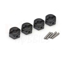 Aluminium Wheel Hex Nuts 12mm with Pins (102042)