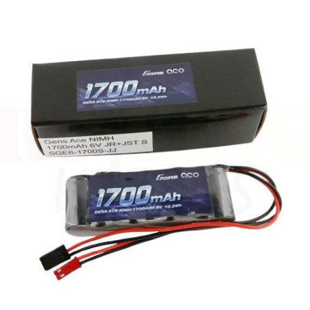 Gens Ace 1700mah 6v NiMH Battery (receiver battery)