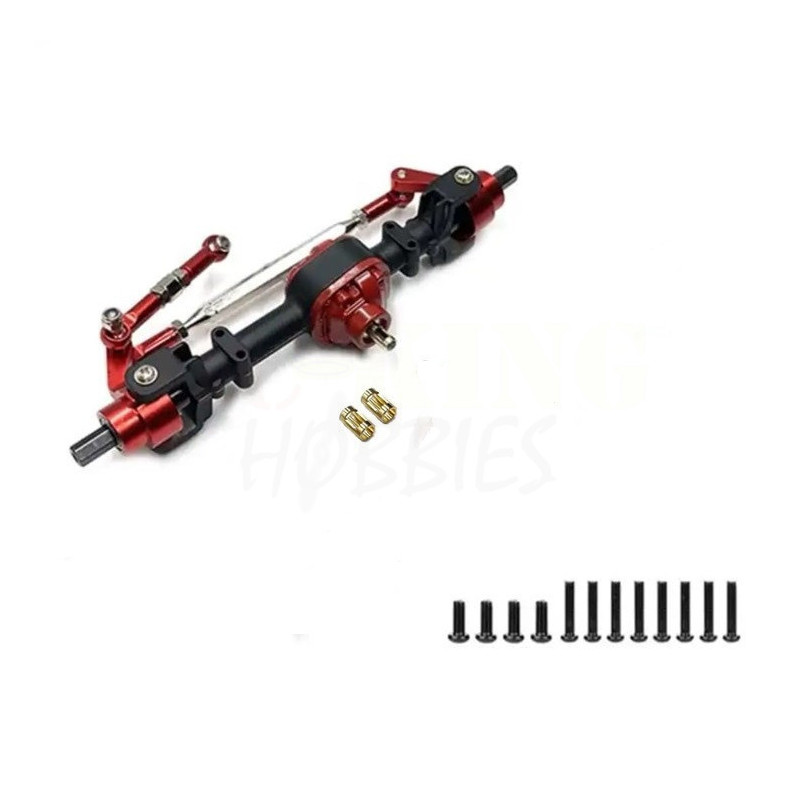 MN82 Front Axle Set w/Shaft Upgrade