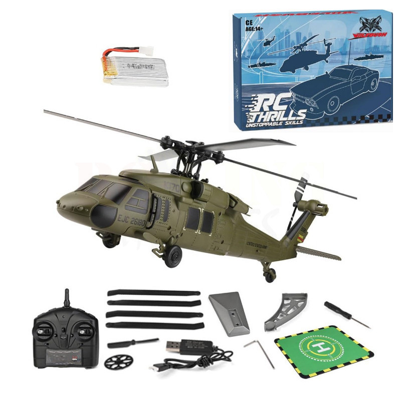 WLtoys K170 RC ヘリコプター WLToys Black Hawk K170